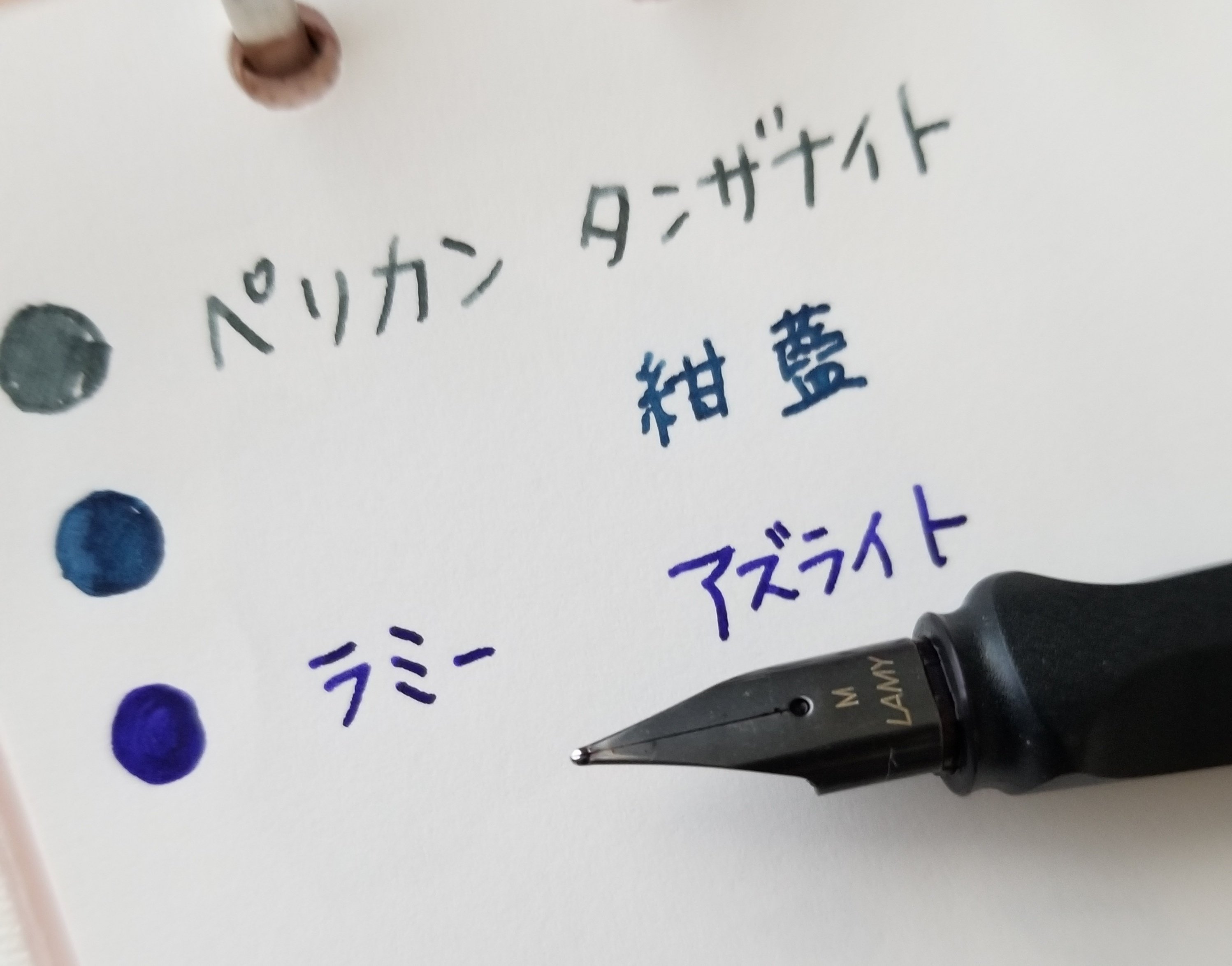 LAMY 万年筆修正ペン ink-x で、万年筆で書いた文字を消してみた