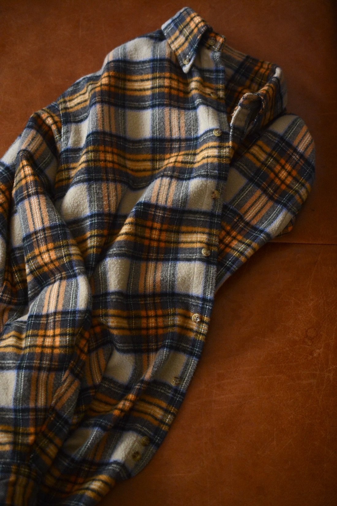 23AW CIOTA Flannel B.D Shirt フランネルシャツ 2308231-738x1024.png