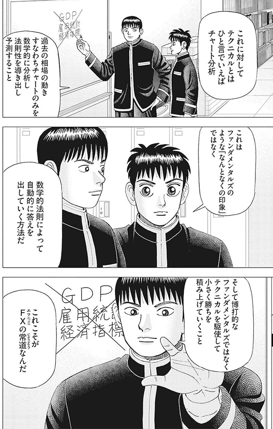 テクニカル分析は有効か?(『インベスターZ』第87話)|ドラゴン桜 テクニカル分析は有効か?(『インベスターZ』第87話)|ドラゴン桜