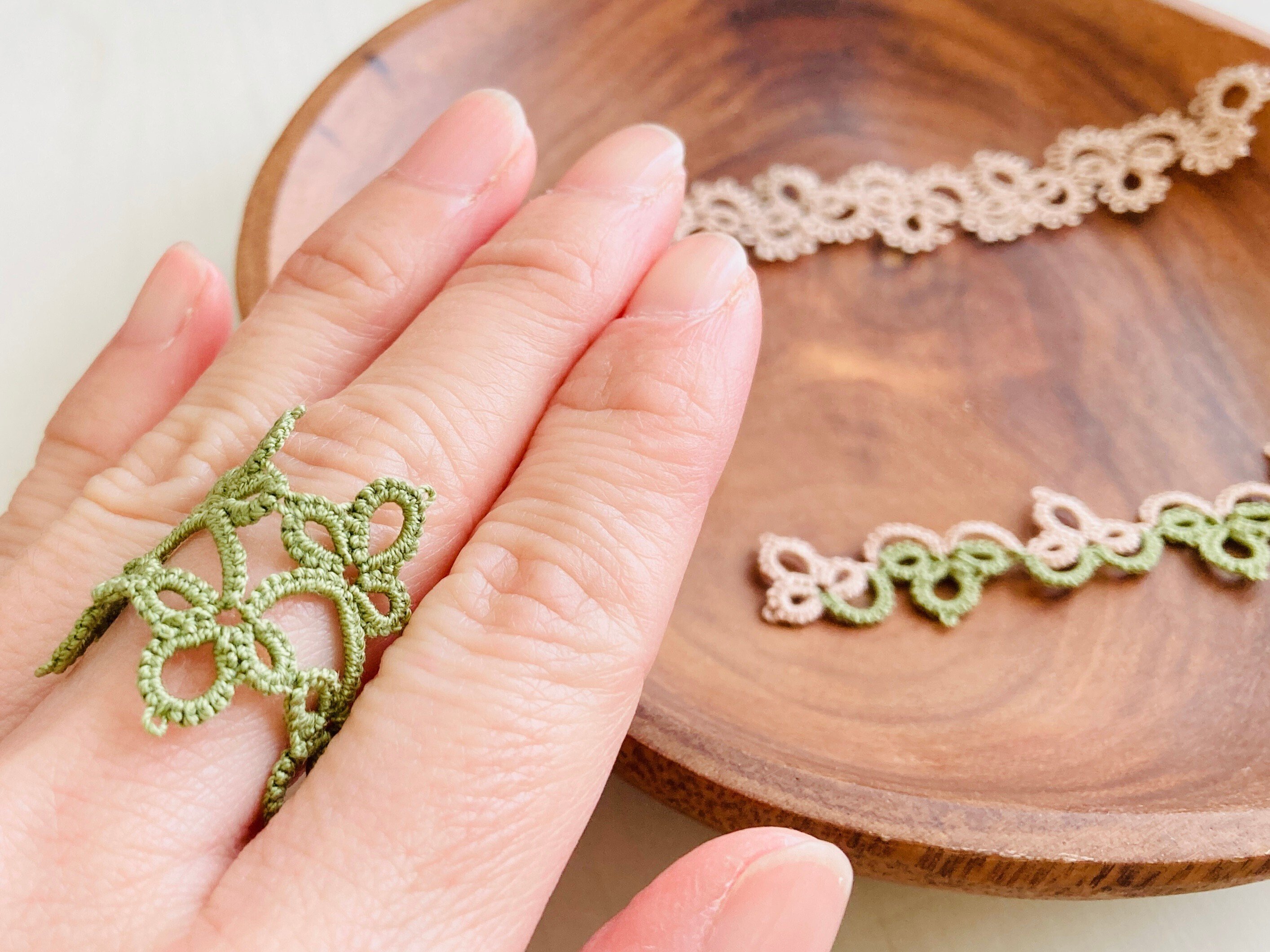 pattern》№63 ブレード5｜nanairo_tatting 読むレッスン
