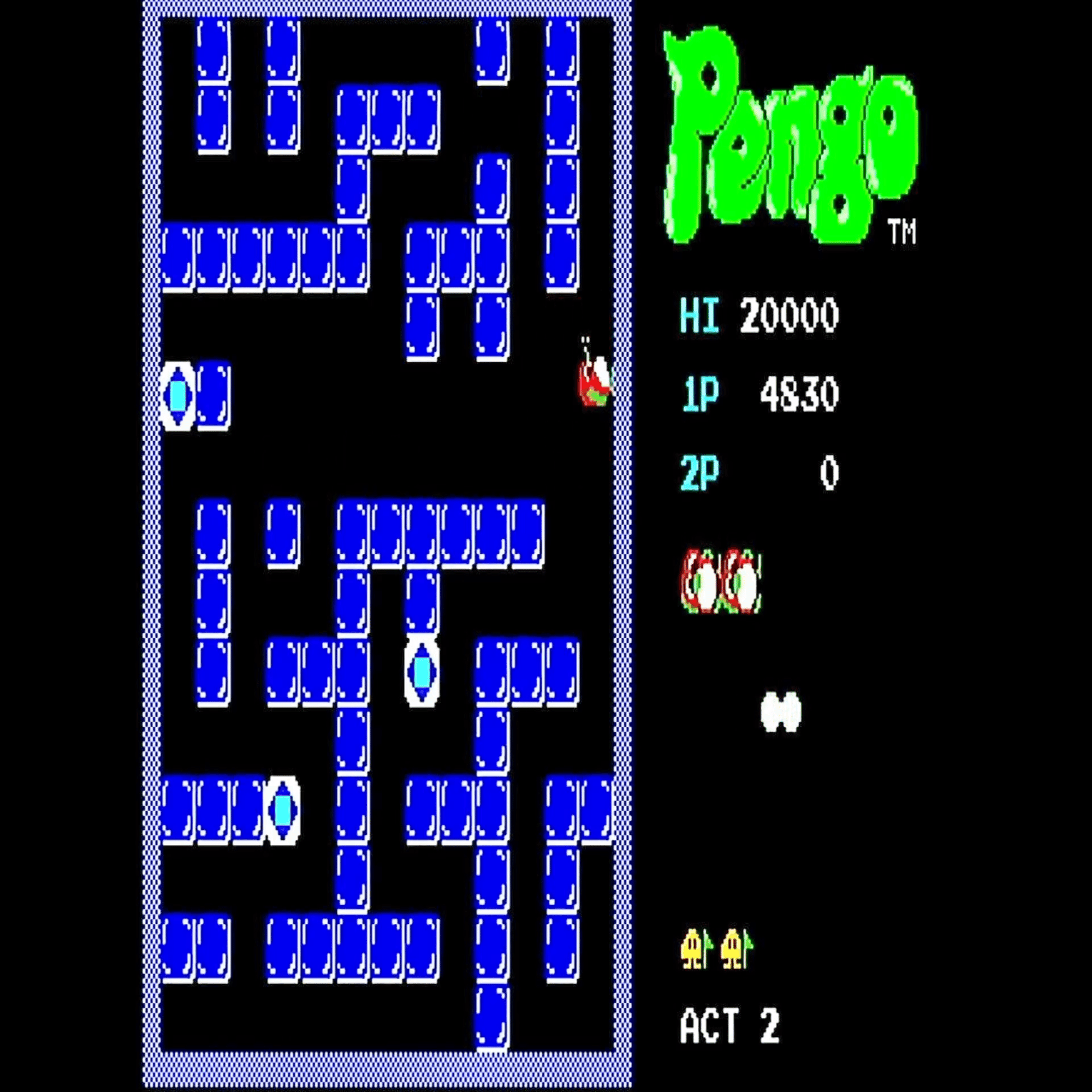 ペンゴ！ペンゴ！ペンゴ！【 ペンゴ 】(Arcade)｜【ゲーム感想】えすえふ