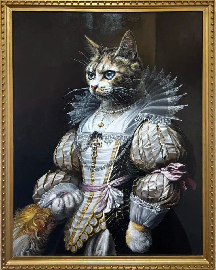 猫好き必見！岡田昌也さんの猫貴族展Ⅲがメゾンドネコで開催中