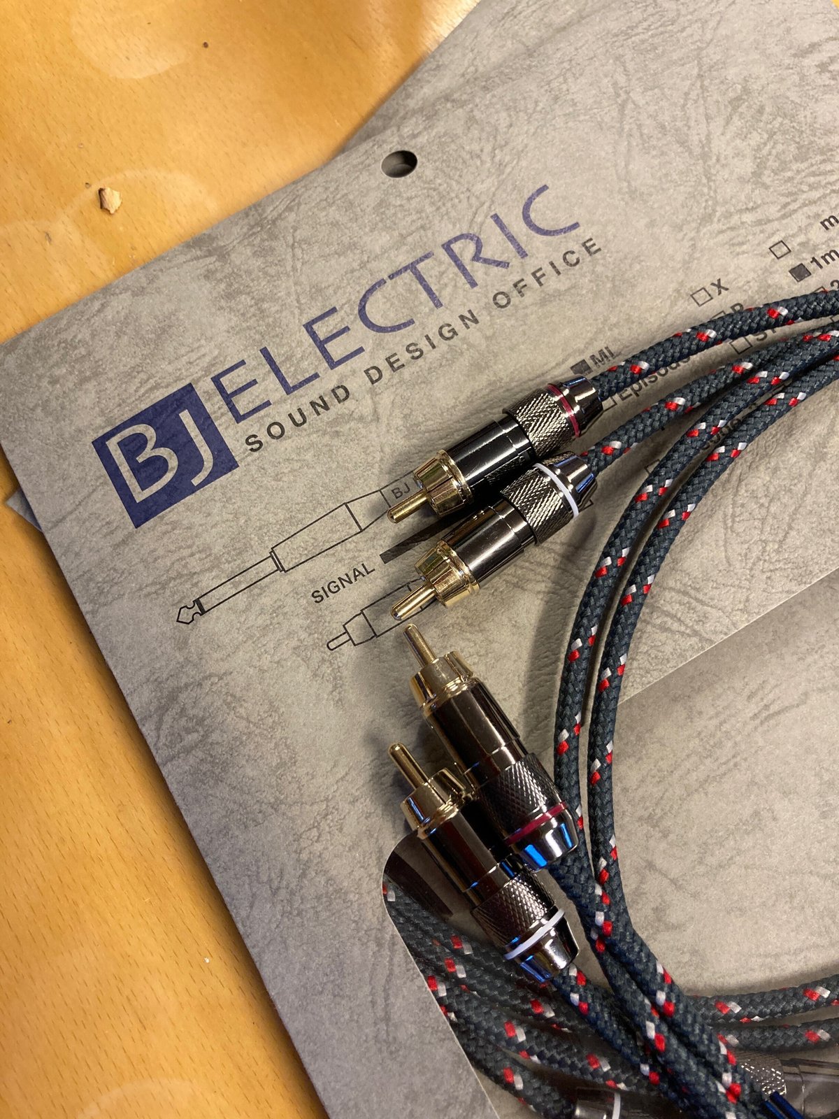 MIL変換ケーブル TV・オーディオ・カメラ 【送料無料】<br>BJ Electric<br>ML-XH（pair） ペア<