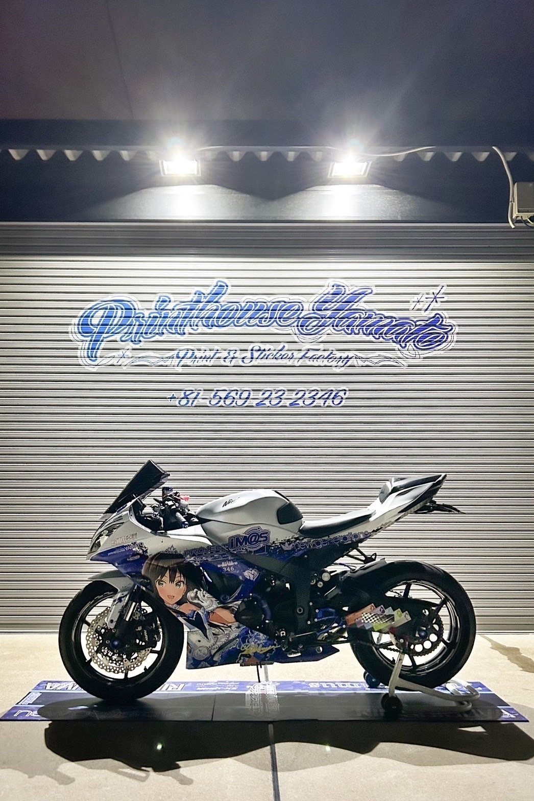 こんな感じでお願いします 渋谷凛の痛単車（二凛）の制作の経緯｜inumaru＠一凛托生