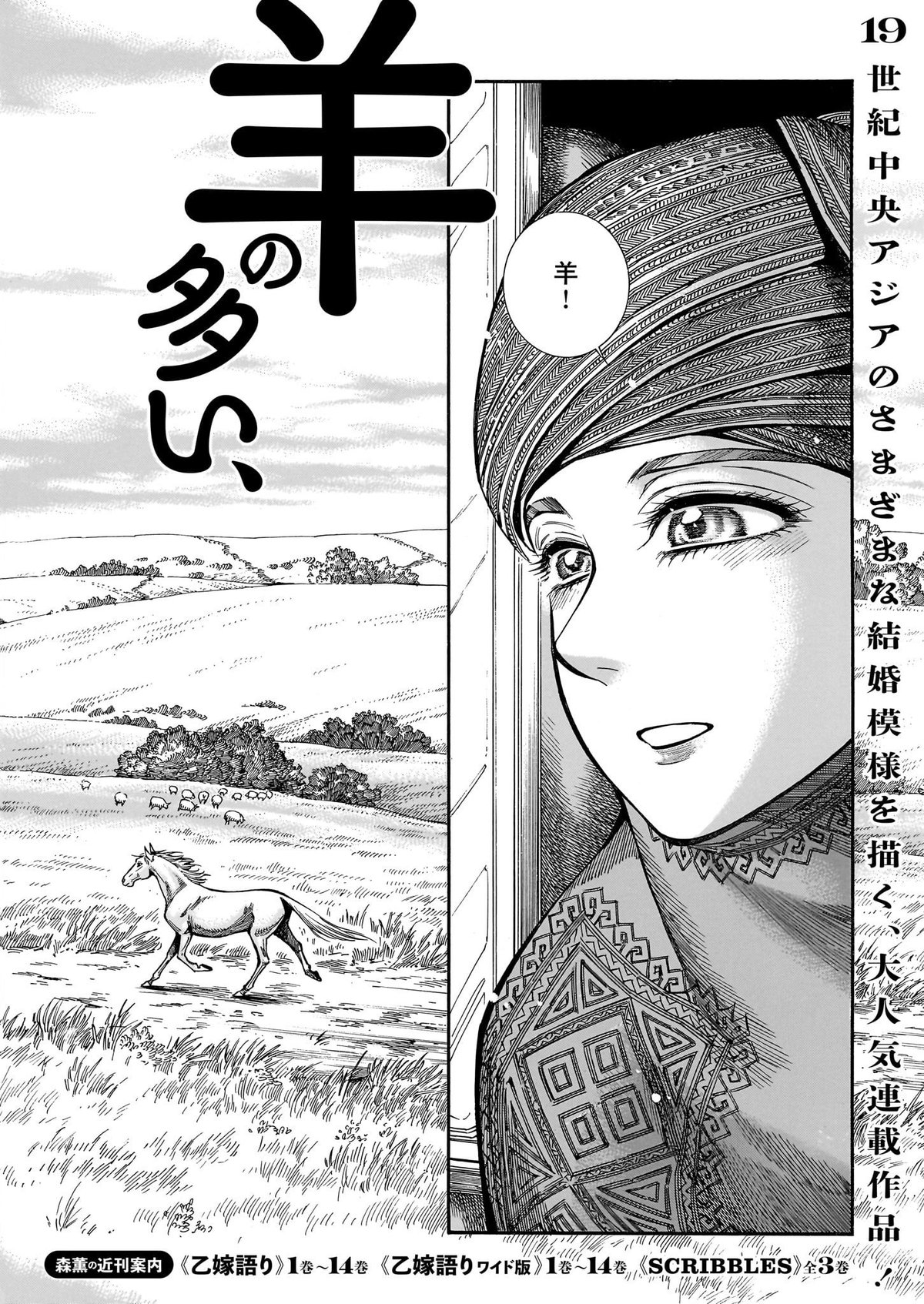 青騎士」第15B号作品紹介『乙嫁語り』（森薫）｜青騎士