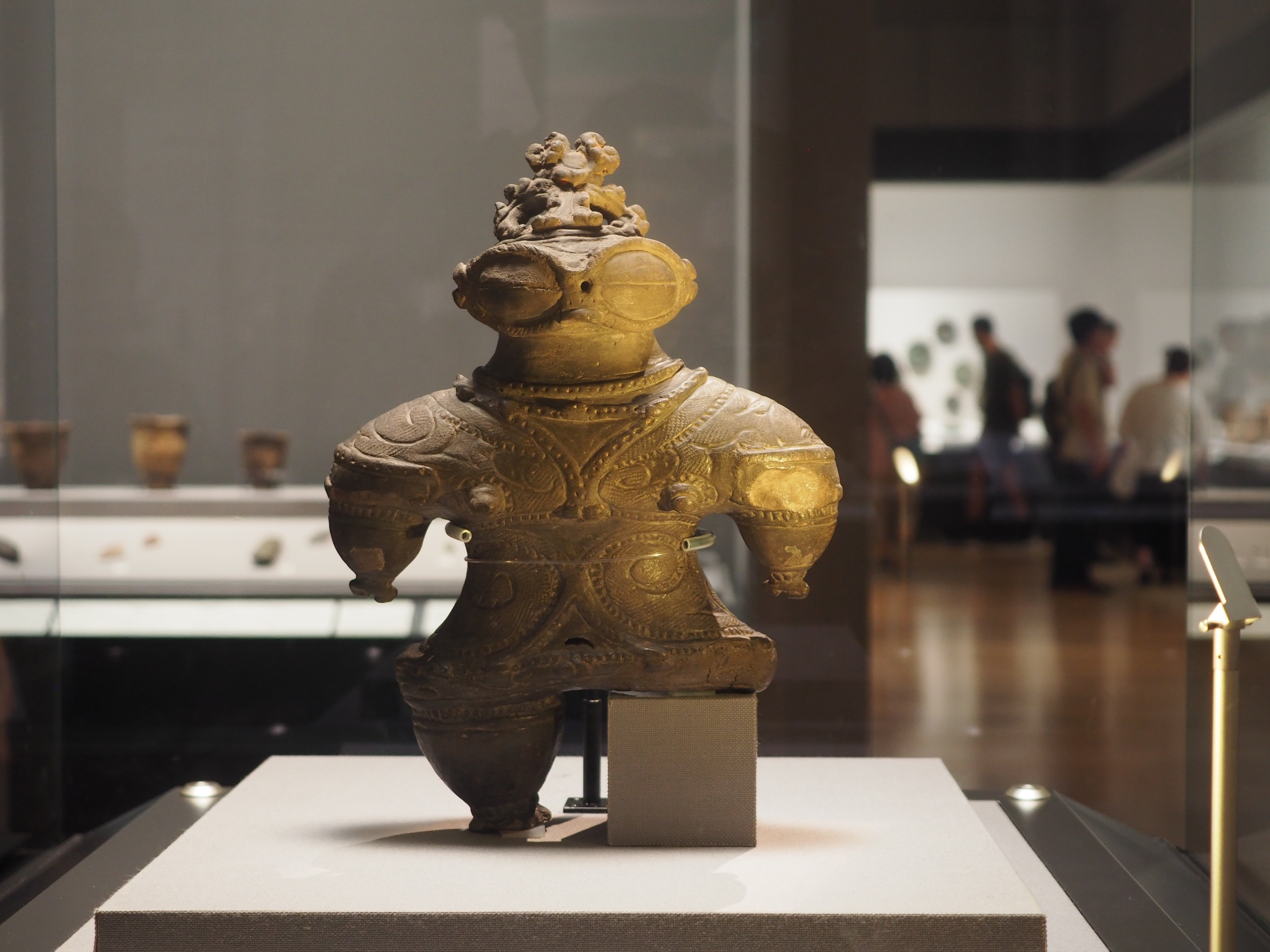 もう1つの「“あ”埴輪」が展示されています @東京国立博物館