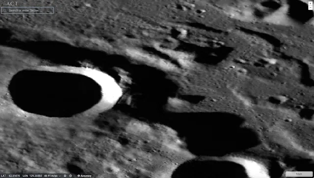 月面クレーターに超巨大構造物 3-4kmの威容をプロットします。アポロ計画が中断した理由|Evan