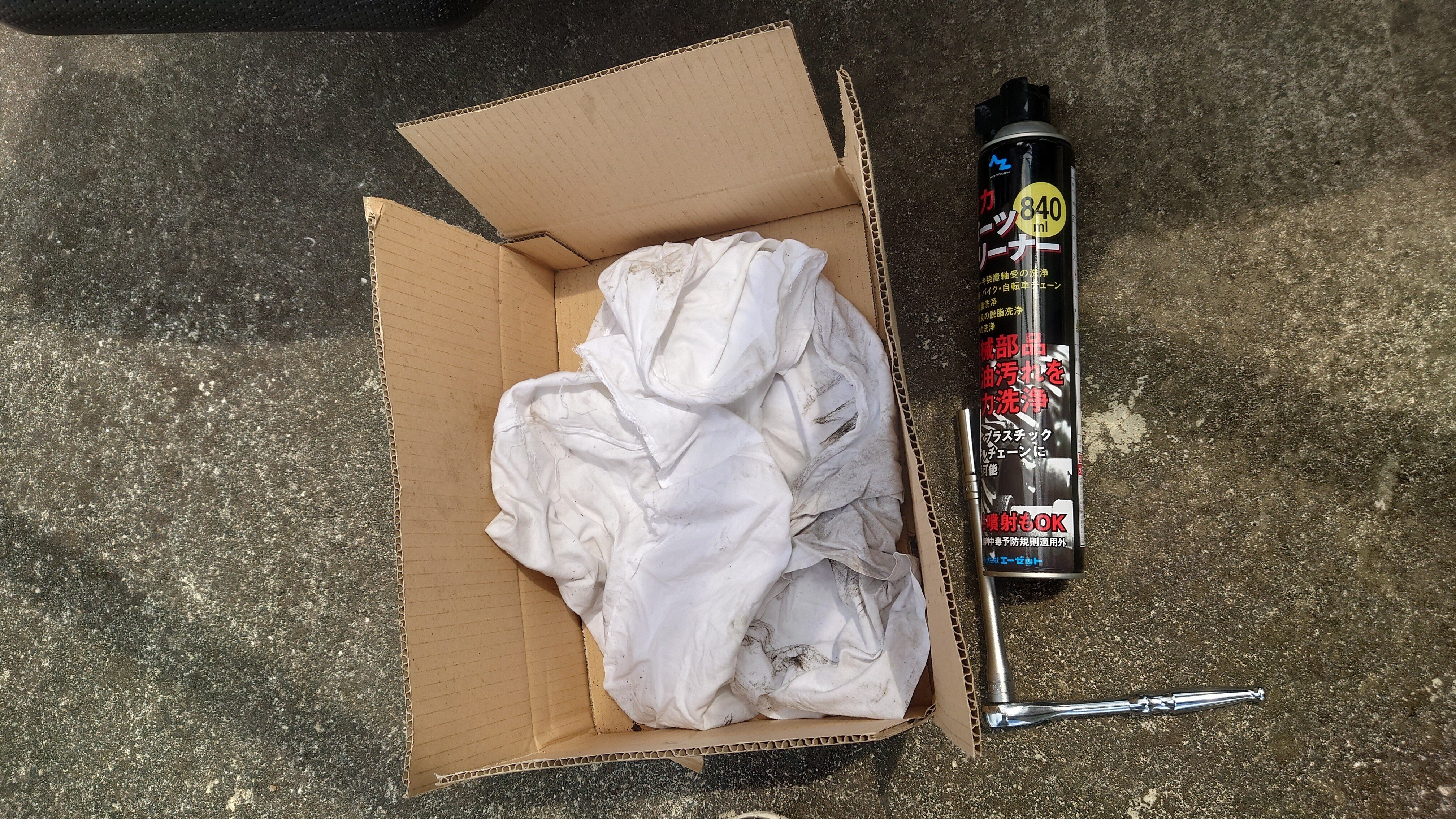 レッツ2 CA1PA 整備記録 part.2 エンジン周り清掃｜みかん