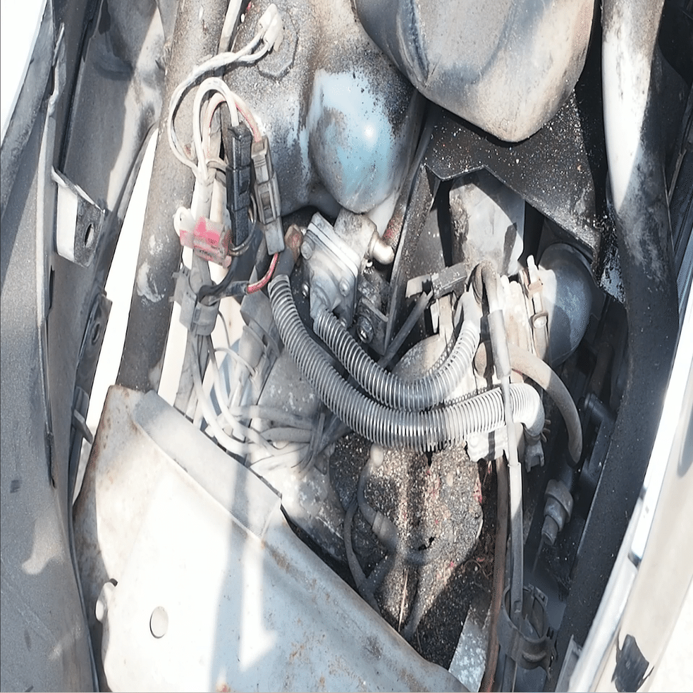 レッツ2 CA1PA 整備記録 part.2 エンジン周り清掃｜みかん