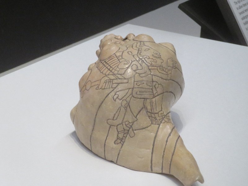 美術館クラス 本物 マヤ文化 幾何学模様 土器