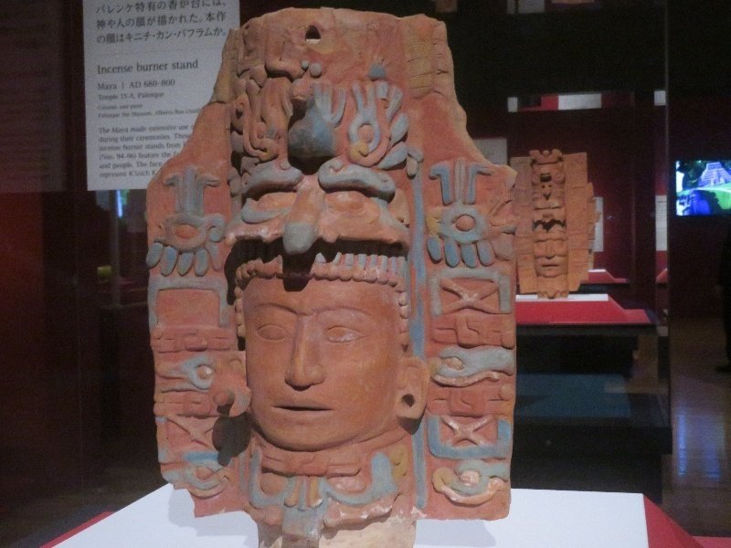 古代メキシコ マヤ文明の神 土偶 - 美術品