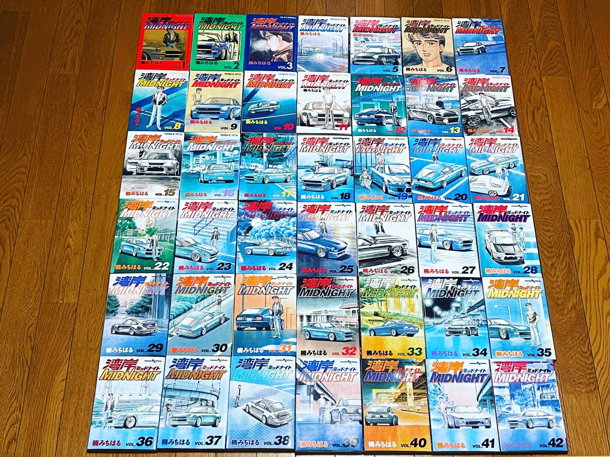 コレクション集め】湾岸ミッドナイト31巻〜42巻｜koma_yuki 