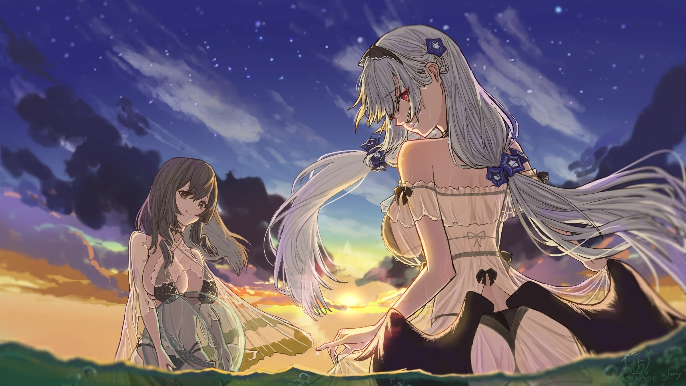 アズレン6周年イラストを制作しました！｜Ωもち