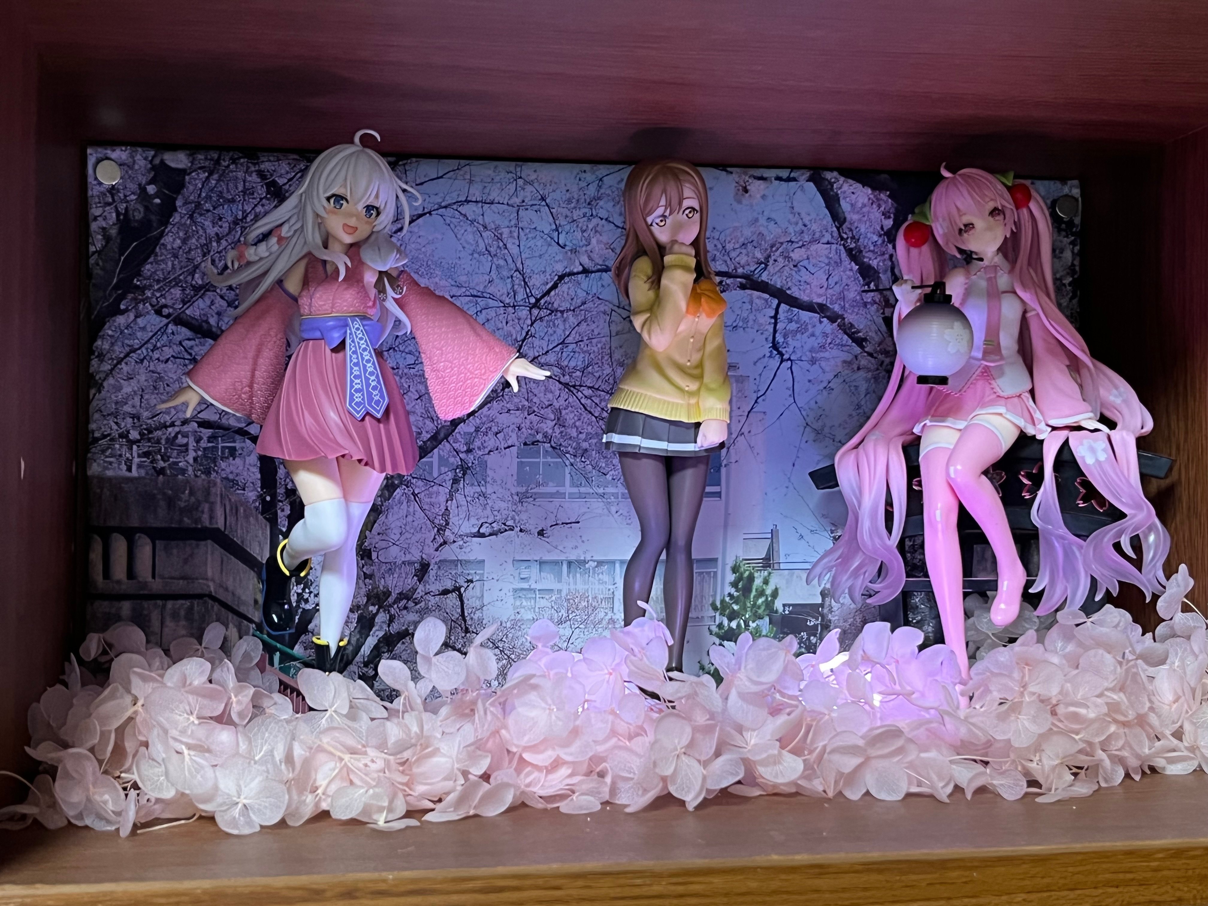 雛人形 飾り道具のみ アクリルカバー 桜／枝付ケースのみ (サンプル