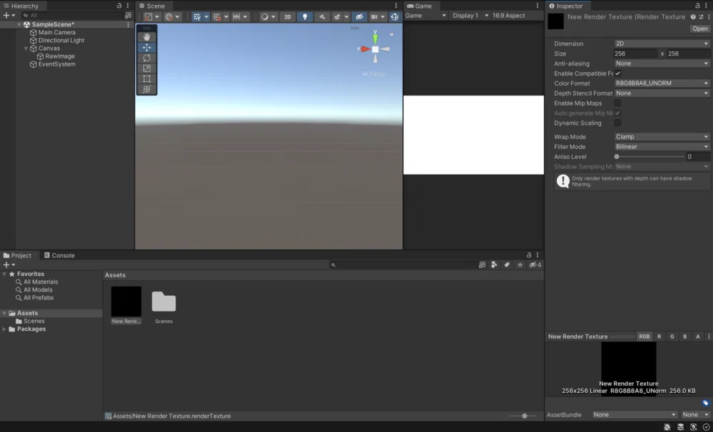 [Unity]UI에 동영상을 넣는 방법｜nagayuka