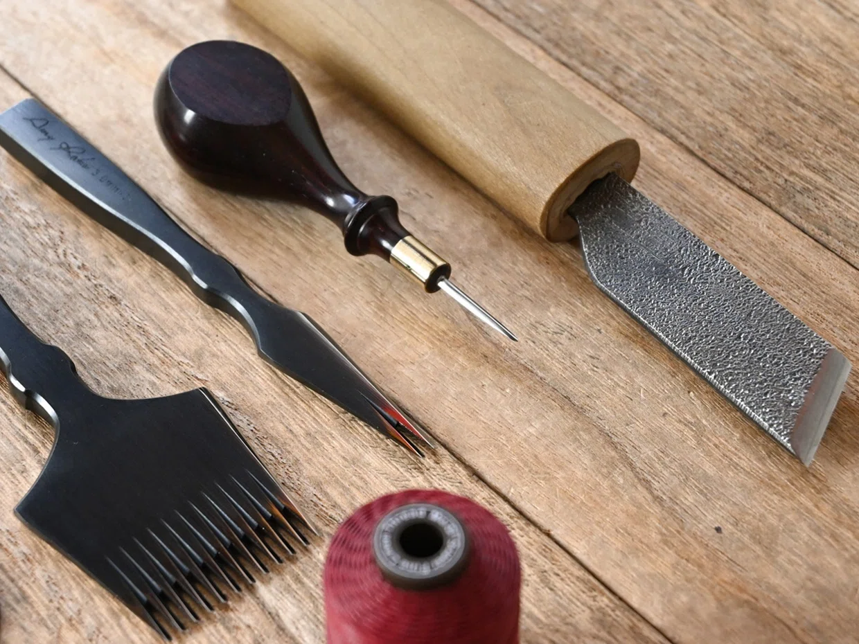革の手縫いに欠かせない菱錐 -Diamond awl-｜enfoque / 革小物職人