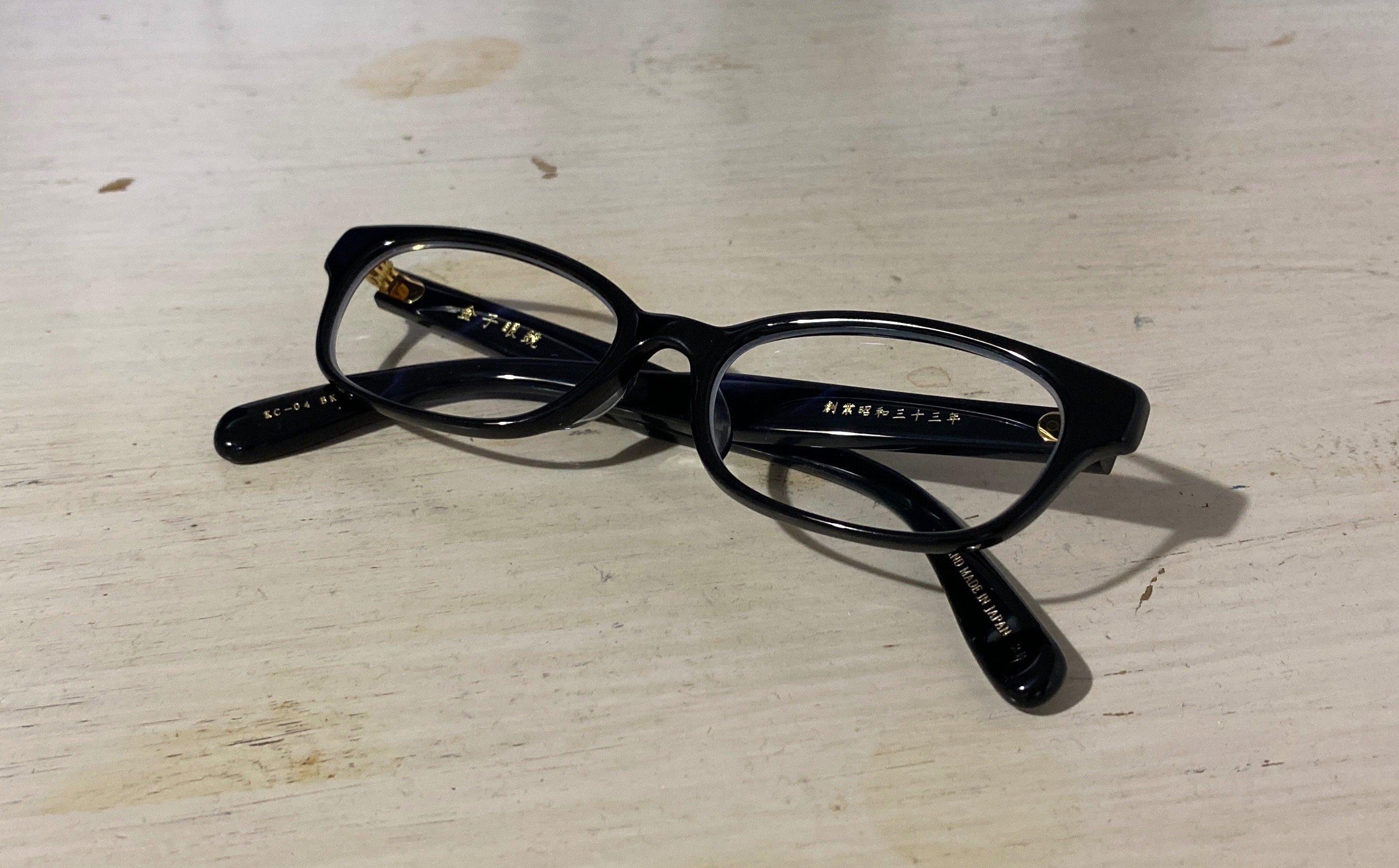 美品 金子眼鏡 KANEKO KC-22R 黒 MOSCOT 美品 金子眼鏡 KANEKO KC-22R 黒 MOSCOT