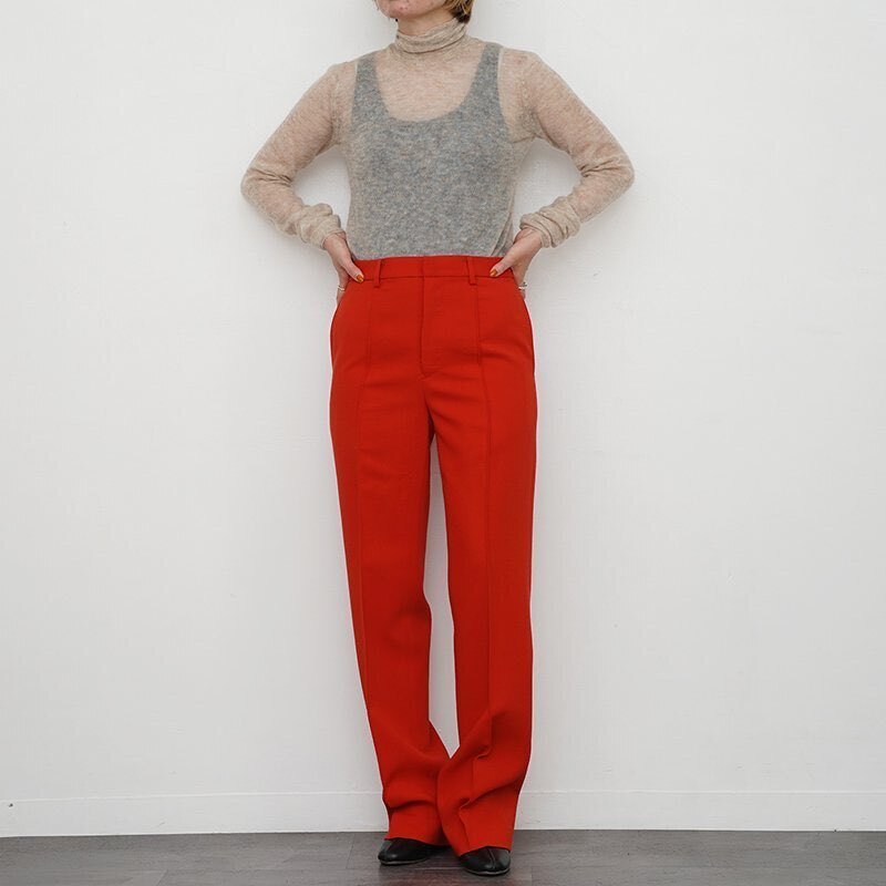 値下げ AURALEE tense wool slacks AURALEE】今シーズン注目カラーボトム TENSE WOOL DOUBLE CLOTH SLACKS