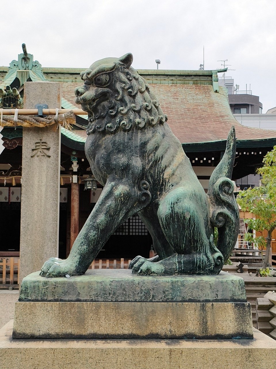 大阪市の神社と狛犬 ⑮浪速区 ④今宮戎神社～神社復興を象徴する青銅