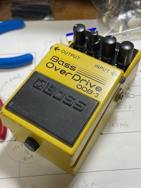 BOSS ODB-3でトランスペアレントなドライブペダルを作る