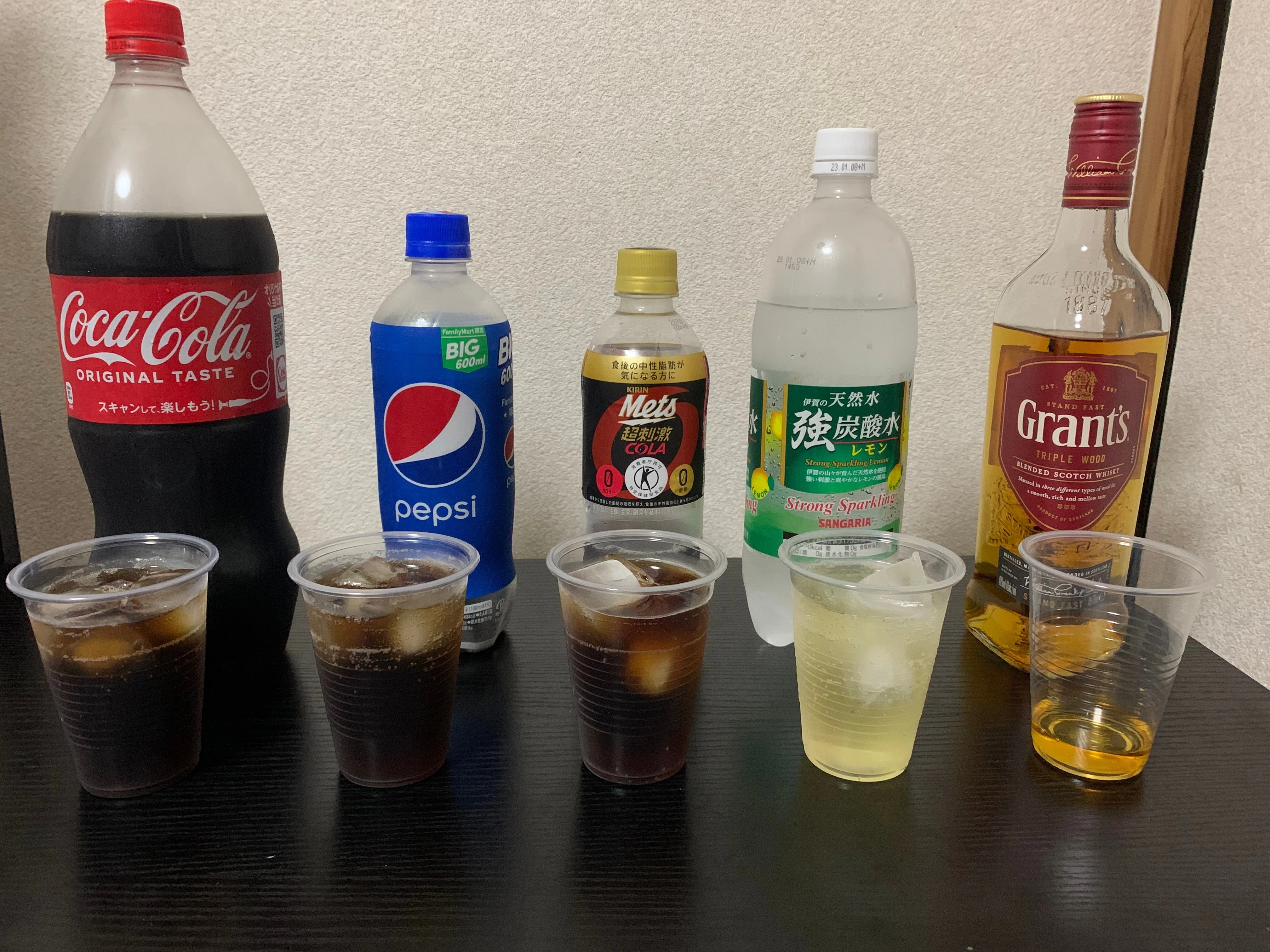最も美味い飲み物「最飲味王」を決めるために20×3＝60種類のコークハイ