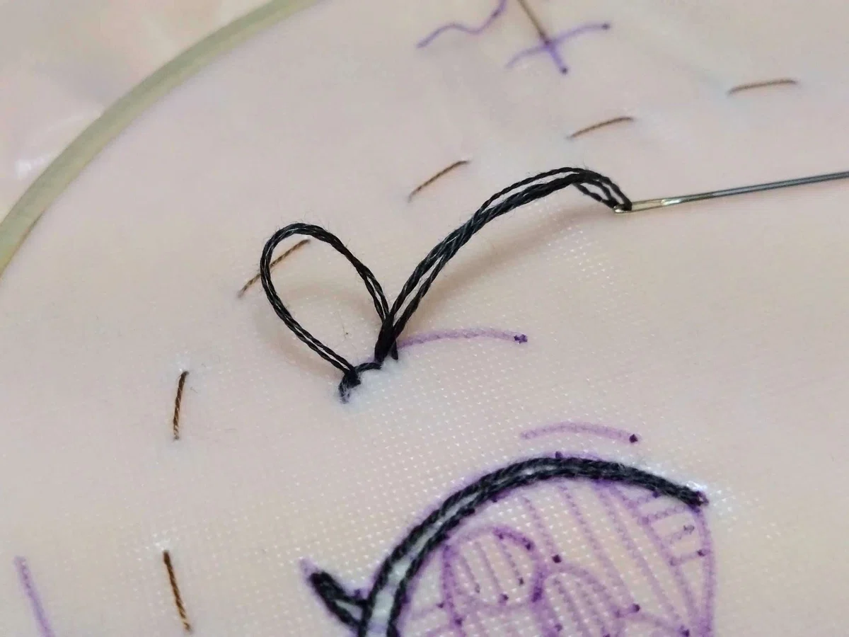 ぬいぐるみ(推しぬい)の顔の刺繍のやり方の話|きたがみ しなの