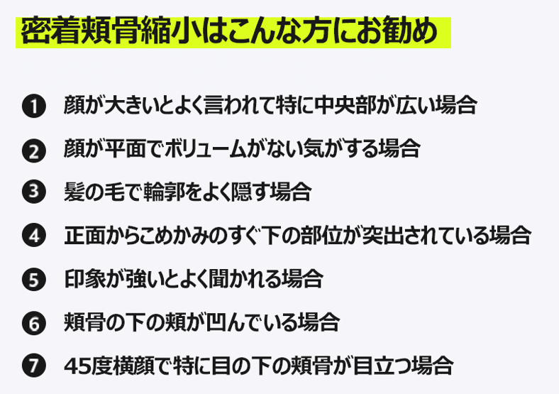 韓国整形 NANA美容外科　頬骨縮小　小顔整形　頬骨張り　韓国美容整形　顔面輪郭手術　輪郭弛み　