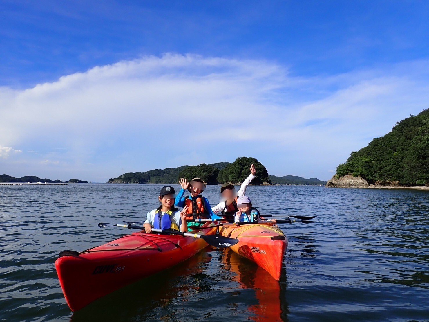 水彩画 カヤック 漕ぐ人 自然 海を恐れていたはずなのに…今すぐもう一度行きたい無人島
