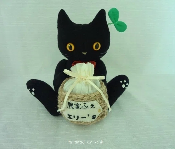 neko様 黒猫 オーダー 257.オーダーを受けて、黒猫さんを作りました ☘｜たま／猫作家の