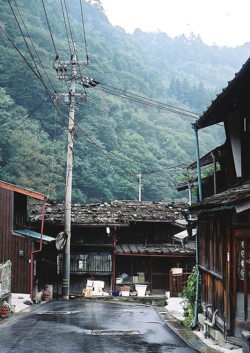 長野県木曽郡木曽町福島　1990年代撮影