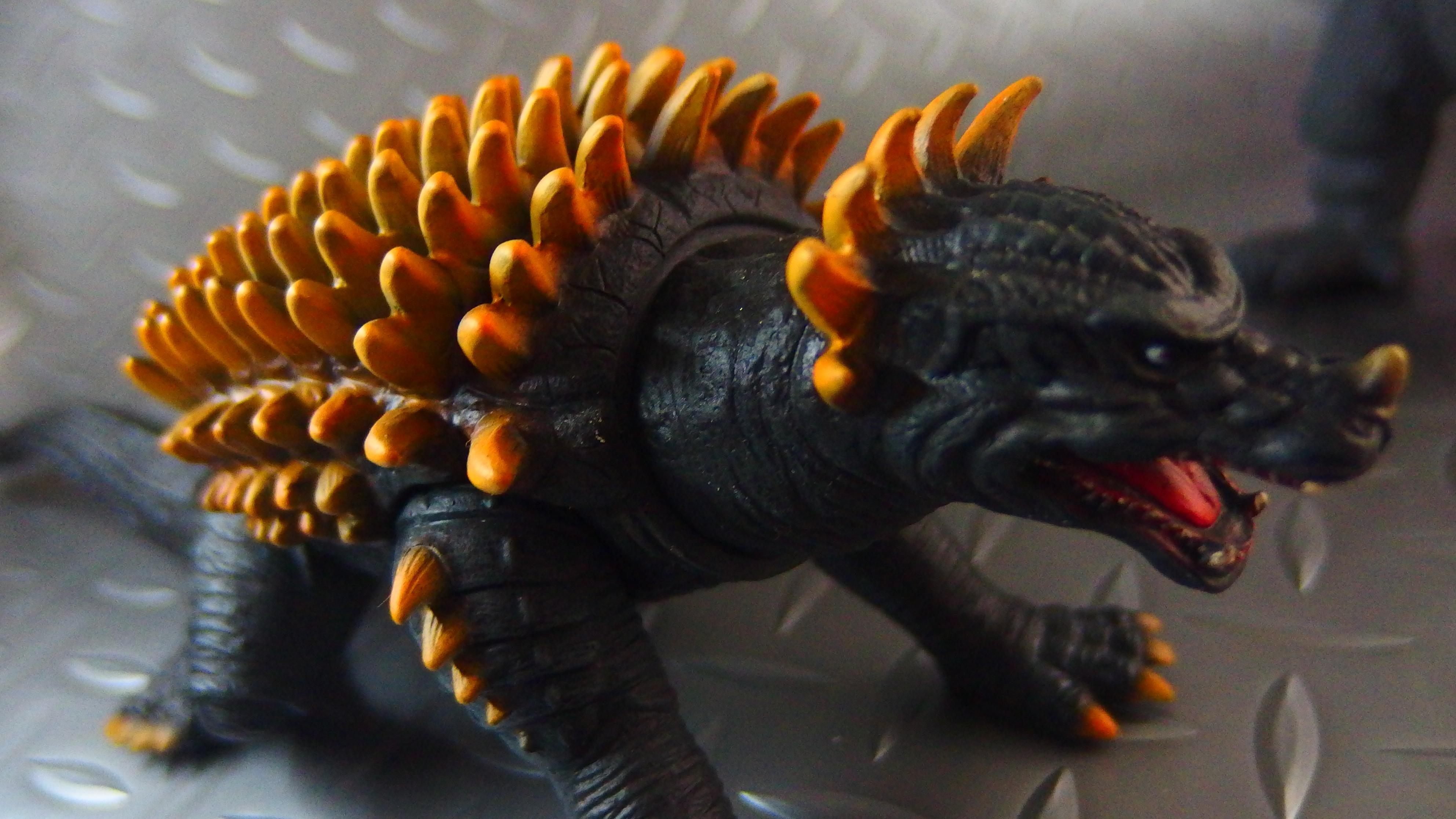 ゴジラ怪獣ソフビ　ゴジラ1974　アンギラス　リペイント完成品 ゴジラ怪獣ソフビ ゴジラ1974 アンギラス リペイント完成品