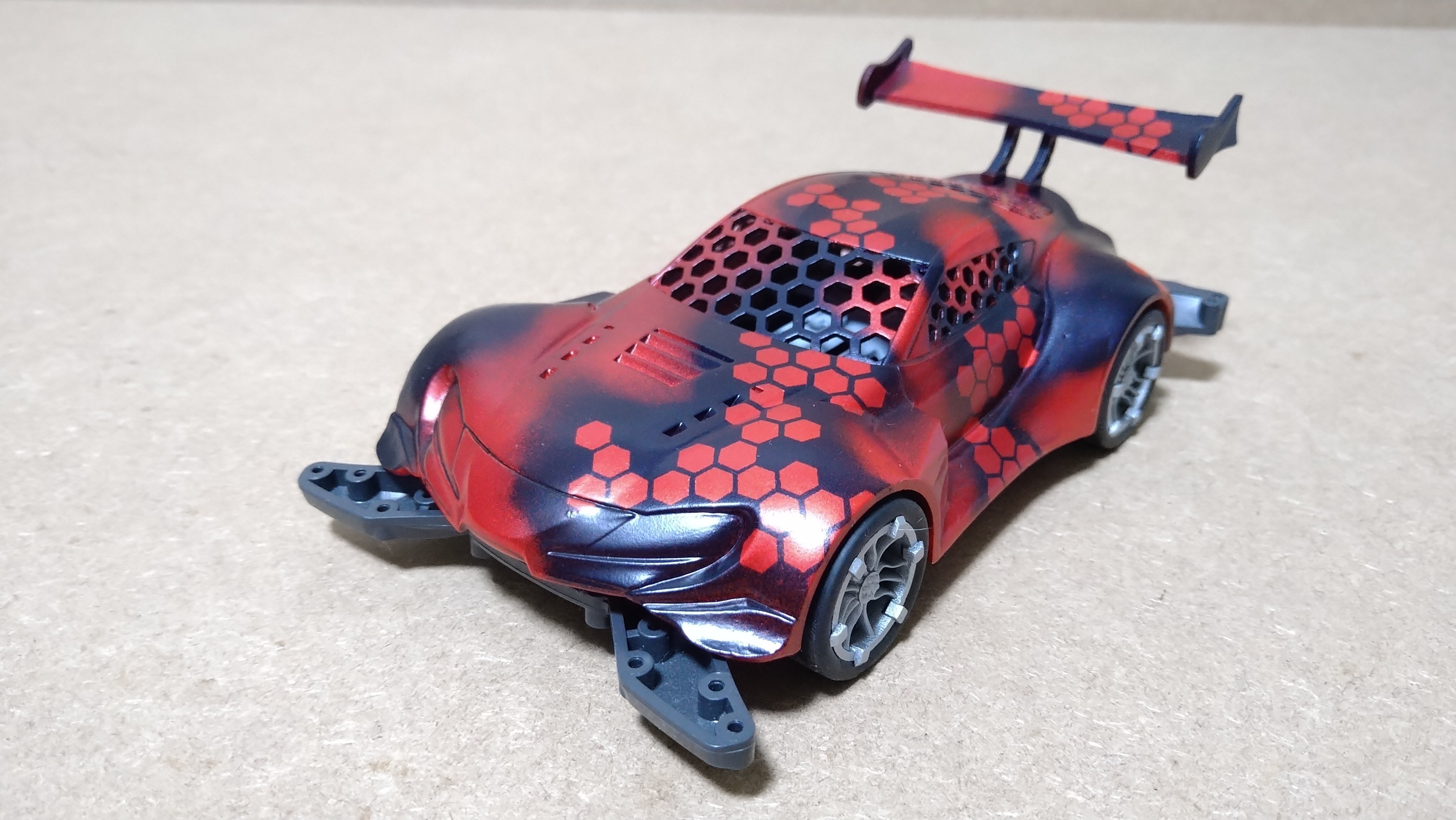 ミニ四駆】スープラをオーバーフェンダー化する、3Dプリンター