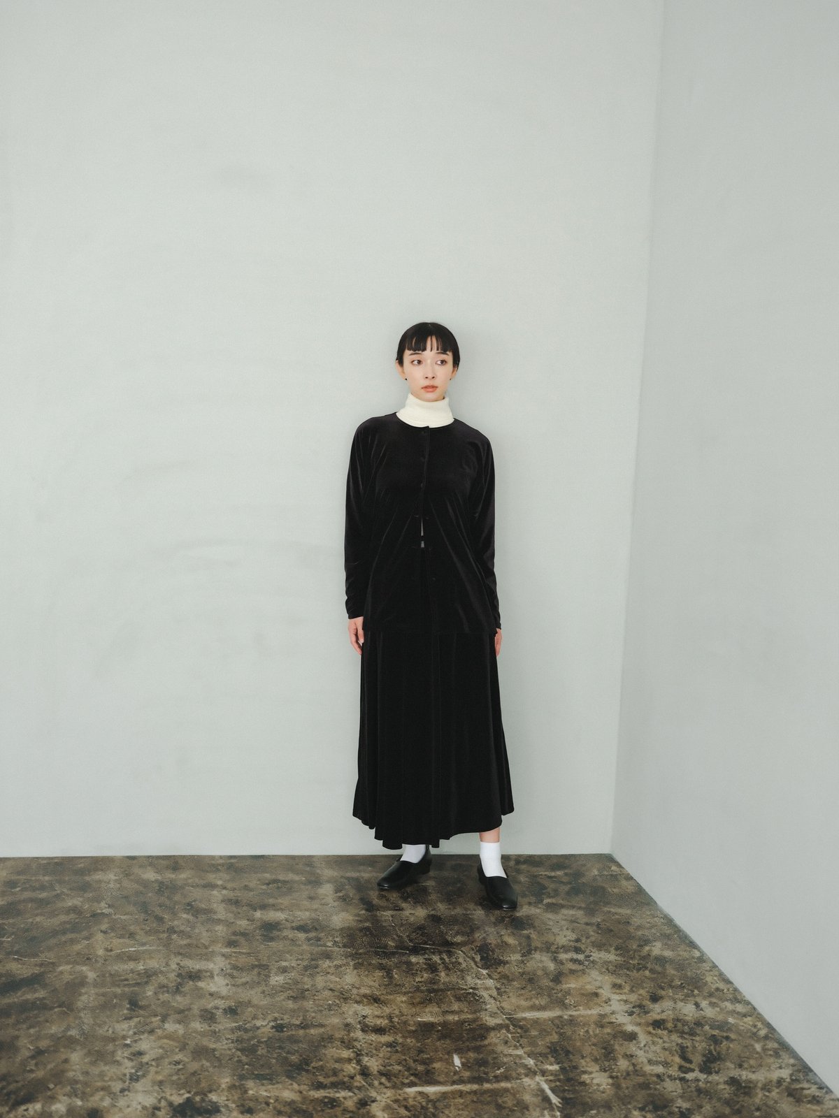 美品】 foufou / フーフー | 【THE DRESS #25】 velour flare スカート  