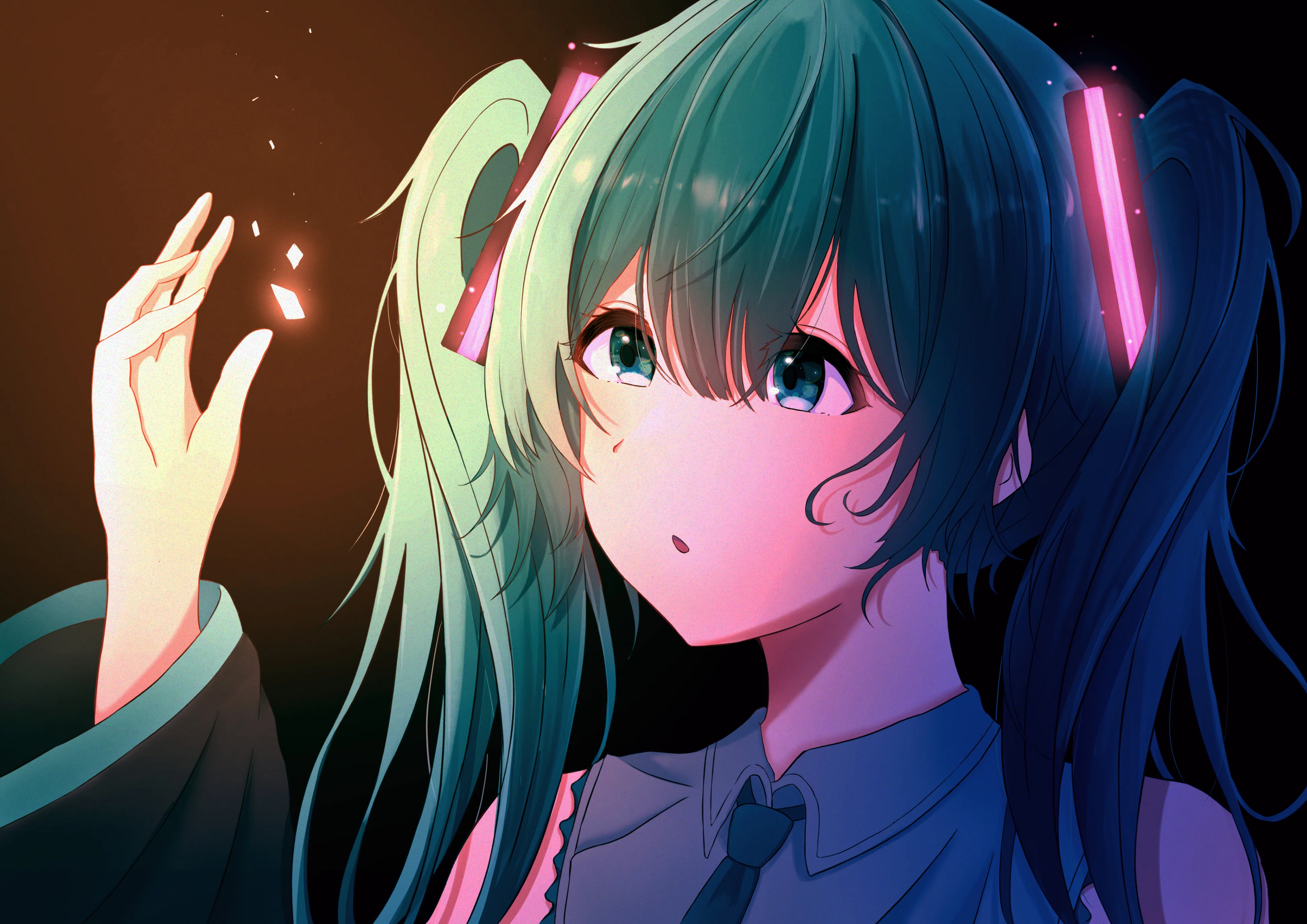 初音ミクのイラストができるまで。｜naki. / なき