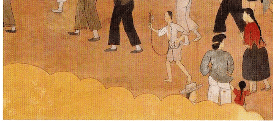 台湾画家MissHerHerの作品 絵画の鑑賞から中元節を知ろう!|台湾人のフウです!