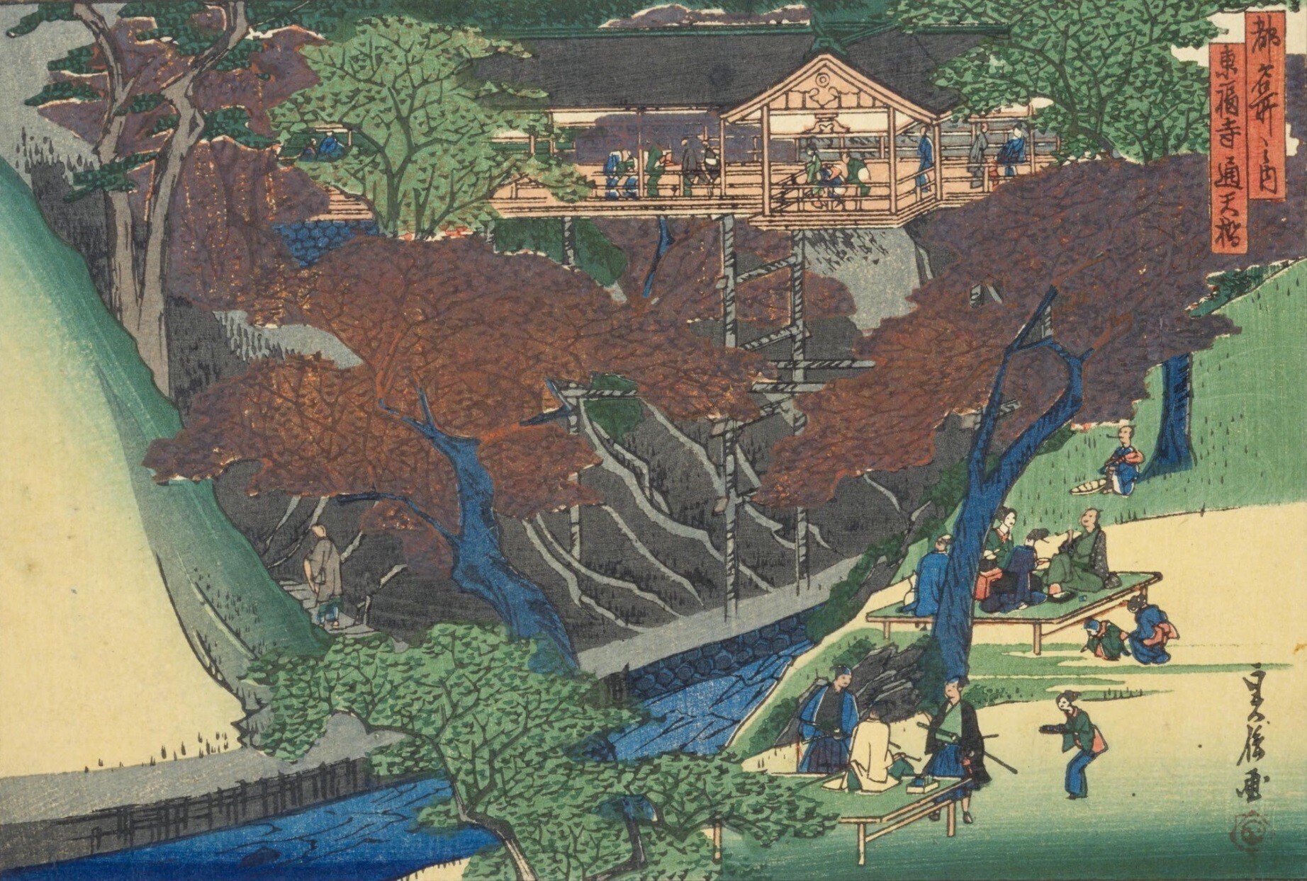 油絵作品(京都東福寺の紅葉) 油絵作品(京都東福寺の紅葉)