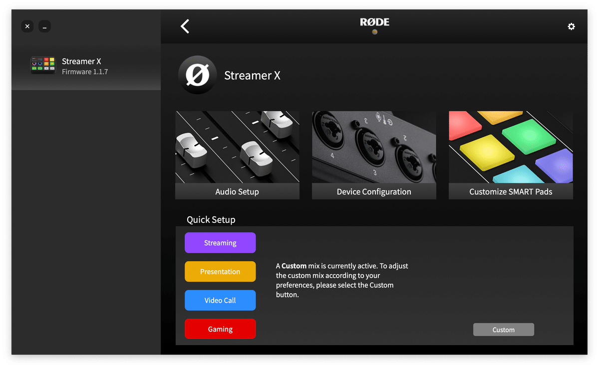 RODE Streamer X STREAMERXの詳細情報｜機材屋.jp