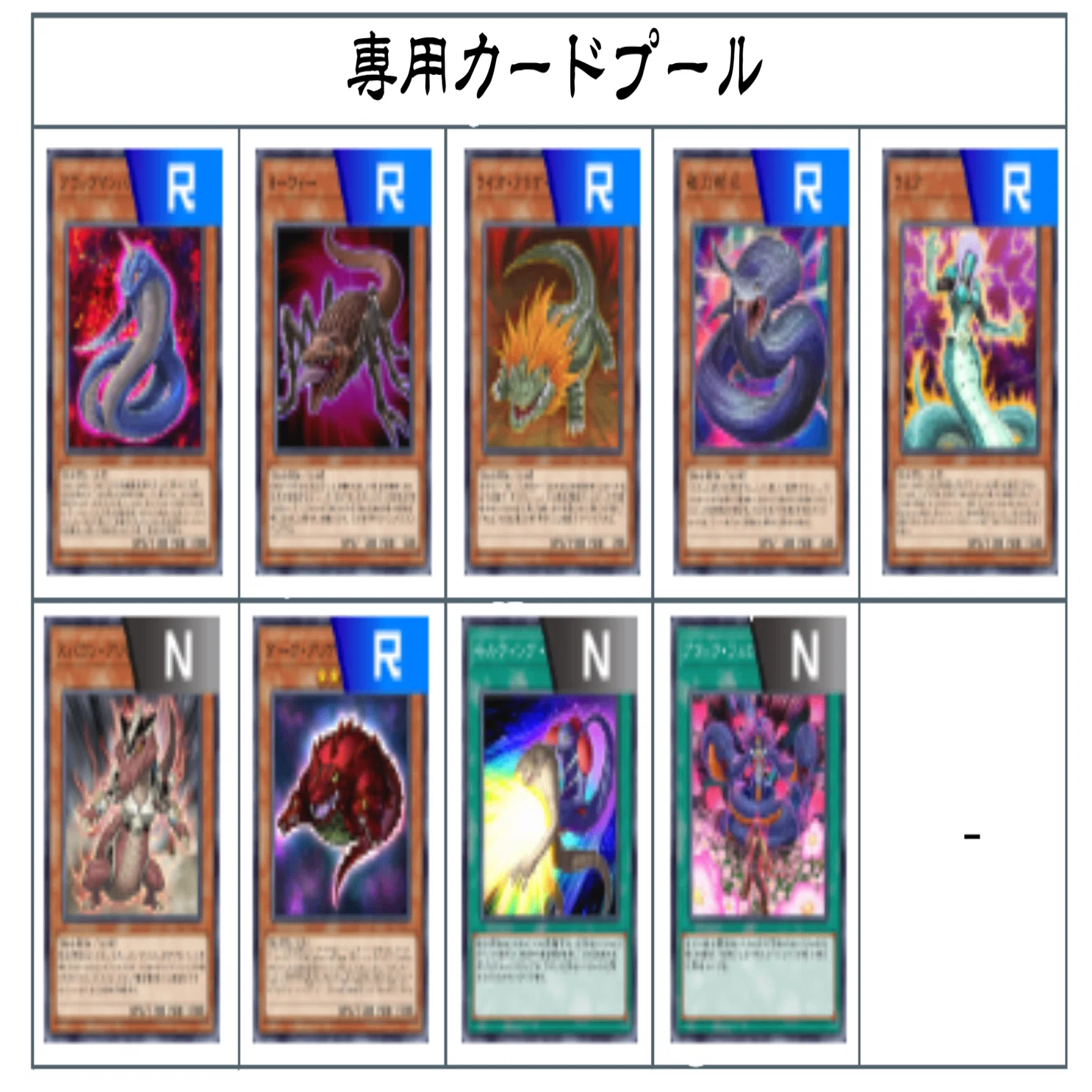 23 プロフェッサー・コブラ】学園ルーム用デッキ【遊戯王マスター