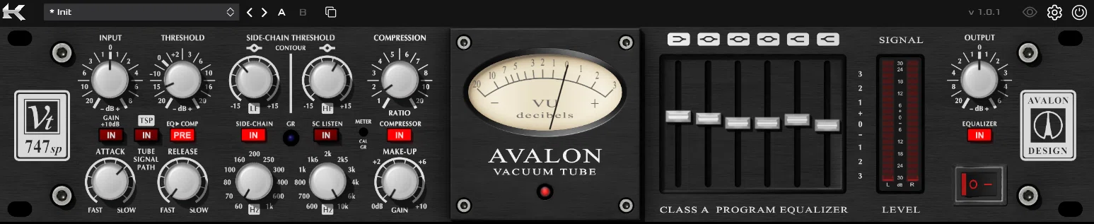 週刊プラグインレビュー】Kazrog / Avalon Vt-747SP（Native 