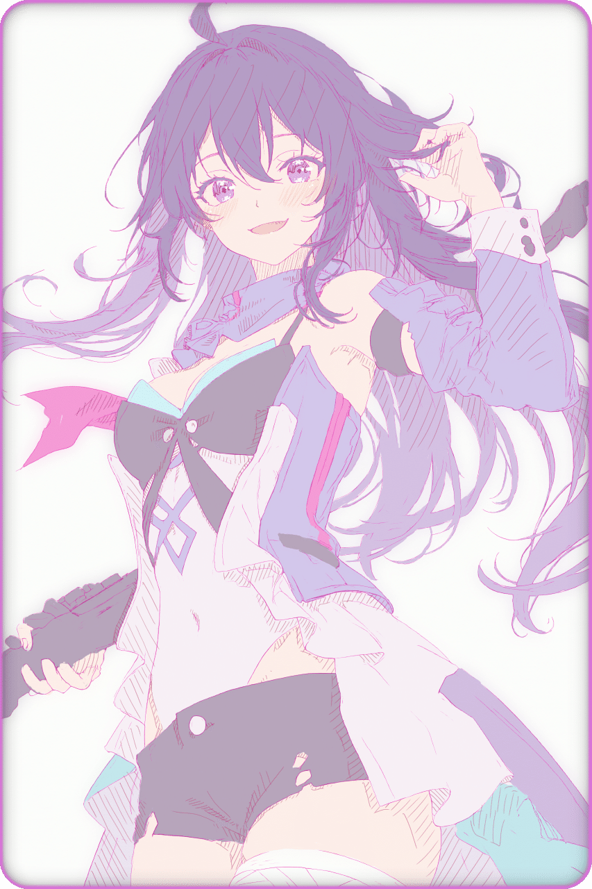スターレイル『ゼーレ様』【斜線塗りイラスト】｜書きコメから