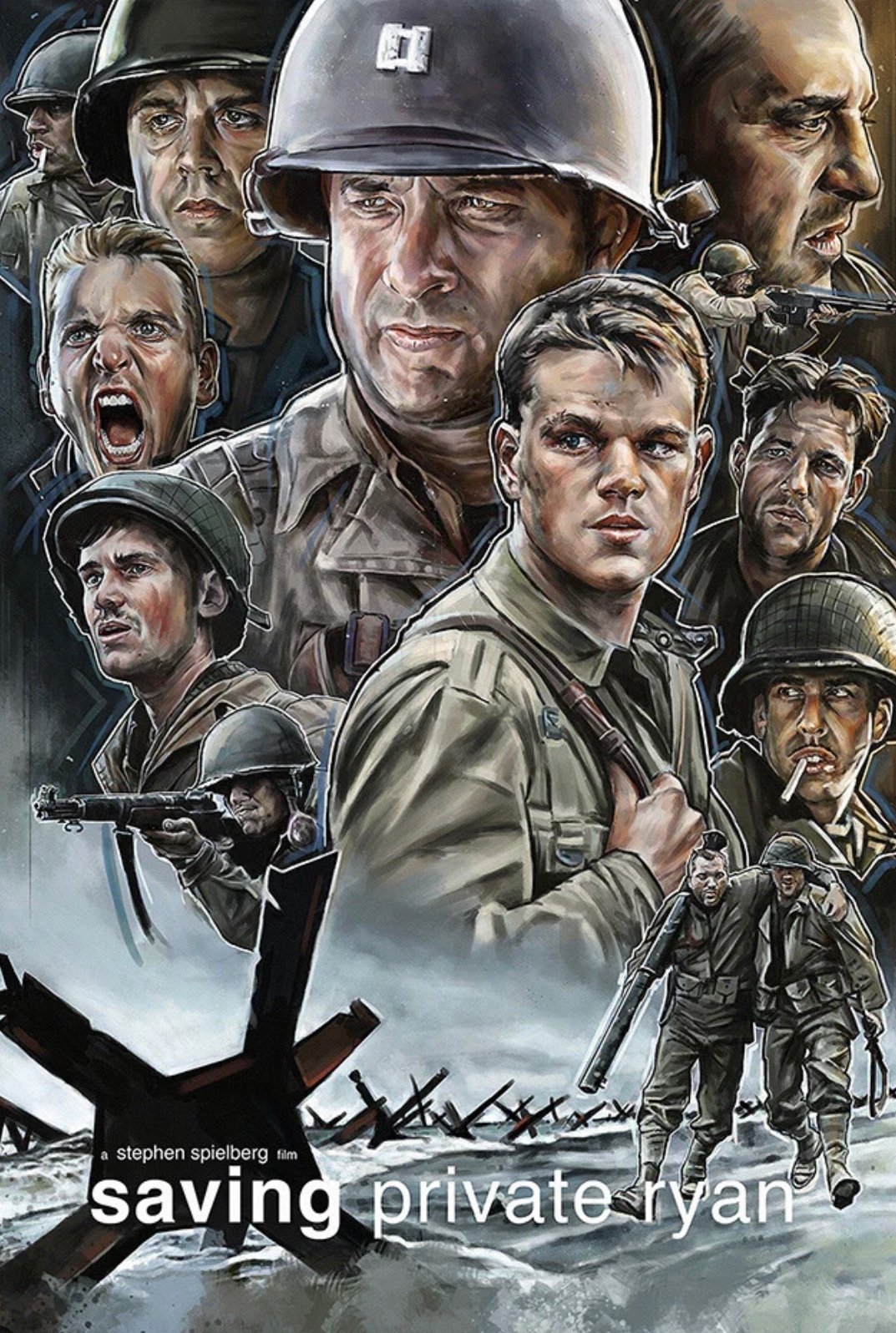 ゴジラ-1.0で戦後が舞台なのに役者の歯が白い事に文句言ってた奴らよ プライベートライアンでのマットデイモンの真っ白い歯を見やがれ, image size:1073x1596