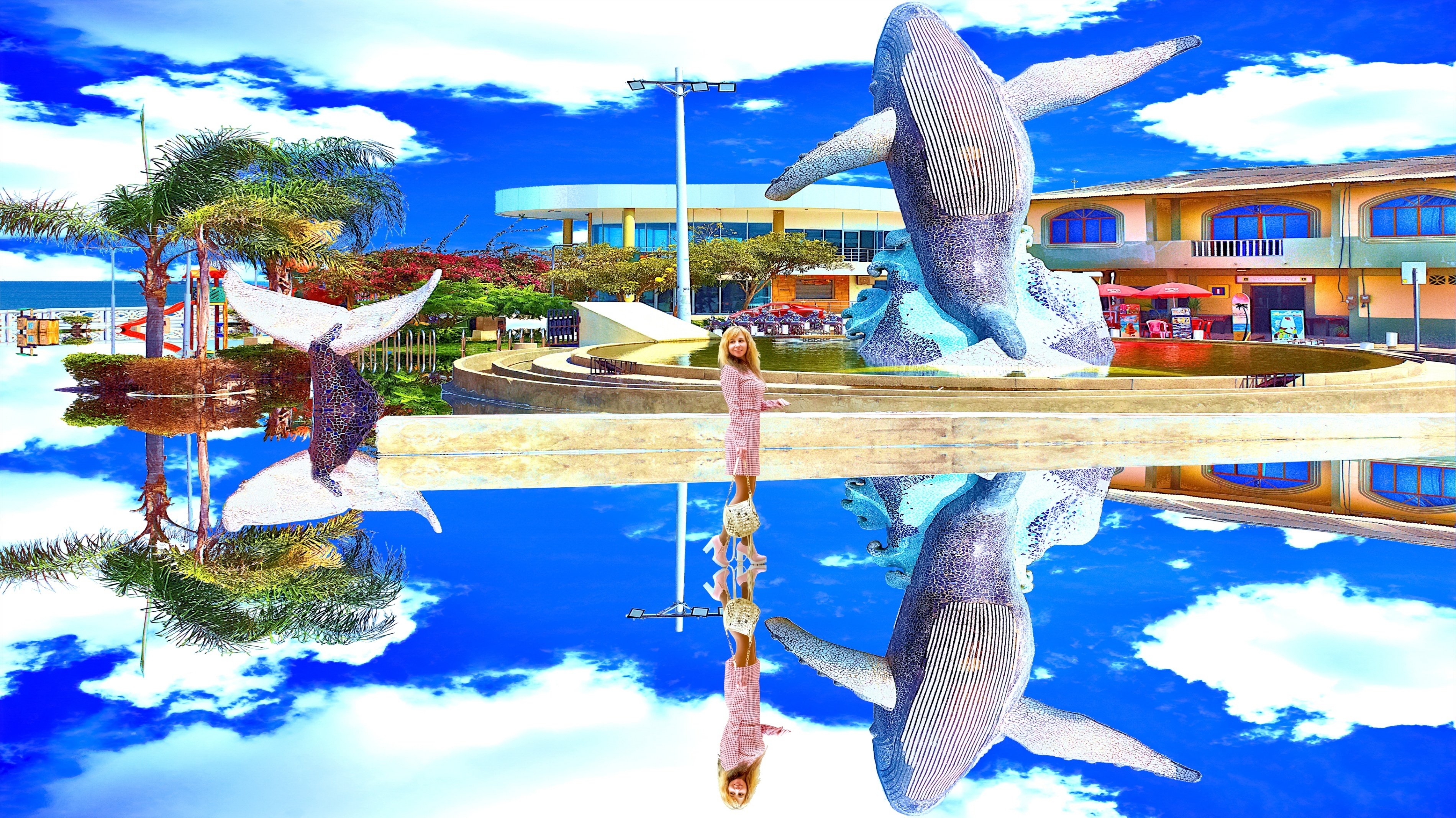 クジラ女子」｜ジョー「鏡面反射のデジタルアートブログ」(鈴木穣)