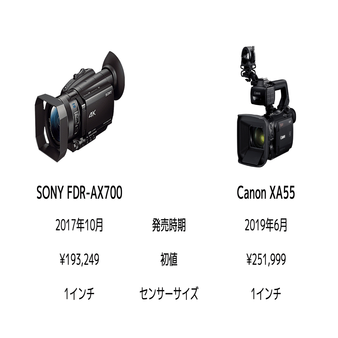 SONYとCanonの業務用ビデオカメラで、ノイズの現れ方を比較する｜松井