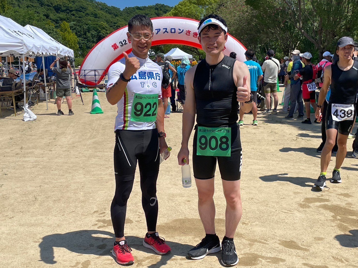 完走！トライアスロンさぎしま大会｜岡田吉弘