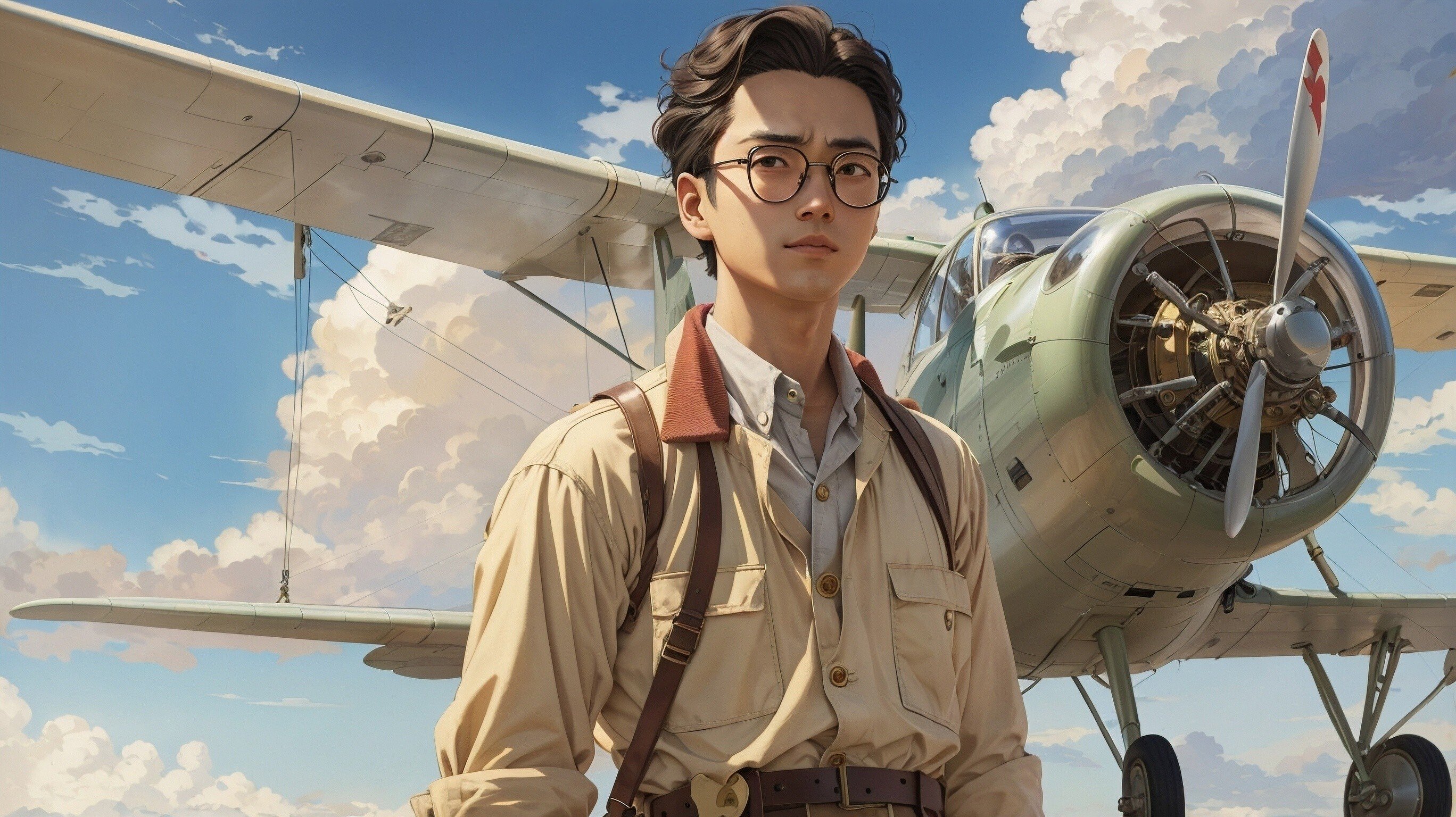 お題以外はAIが生成した64：映画「風立ちぬ」｜どんむ