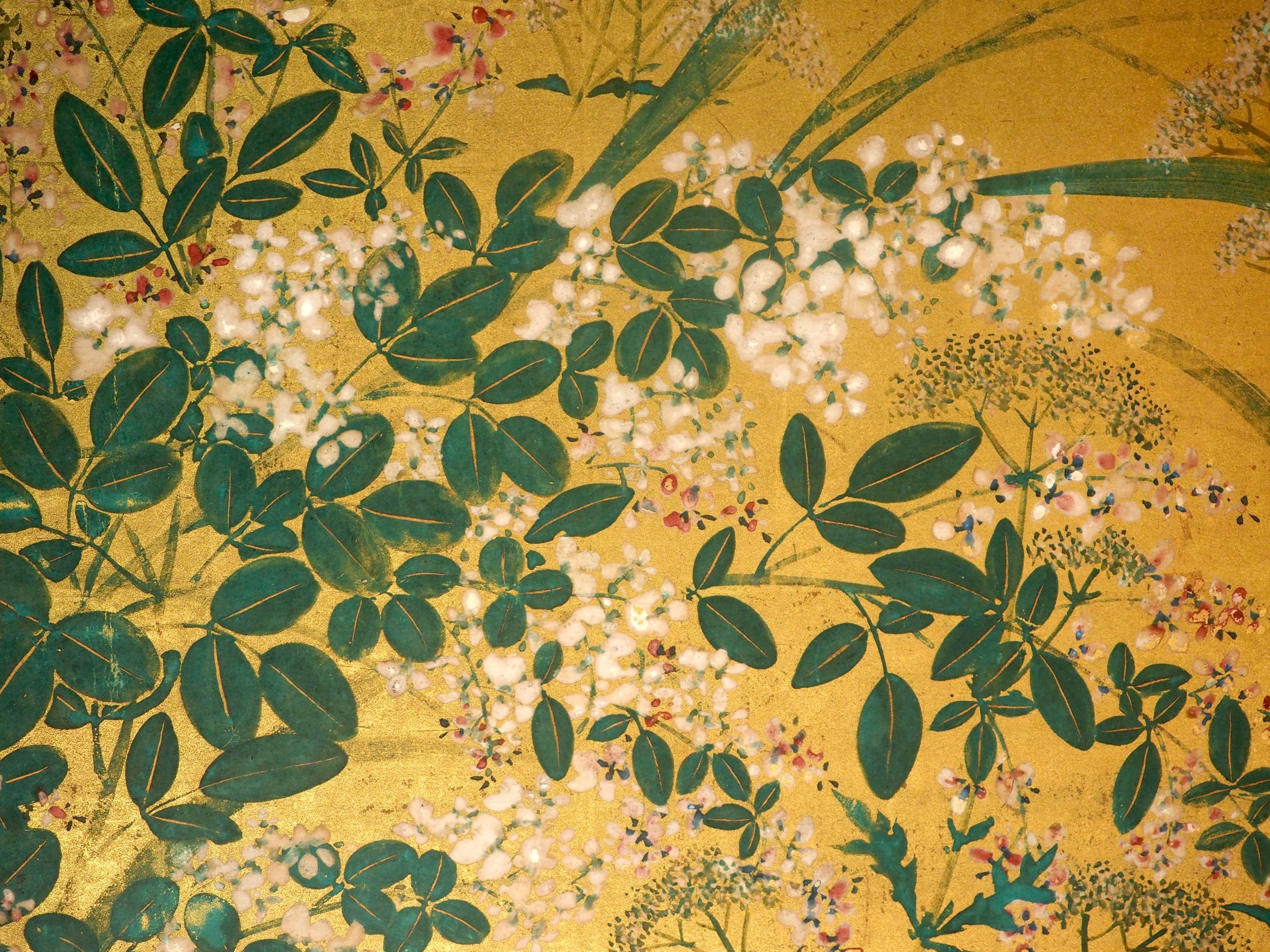 人気大割引 うわっ！ 俵屋宗雪の豪華でイケてる《秋草図屏風》｜かわかわ 絵画