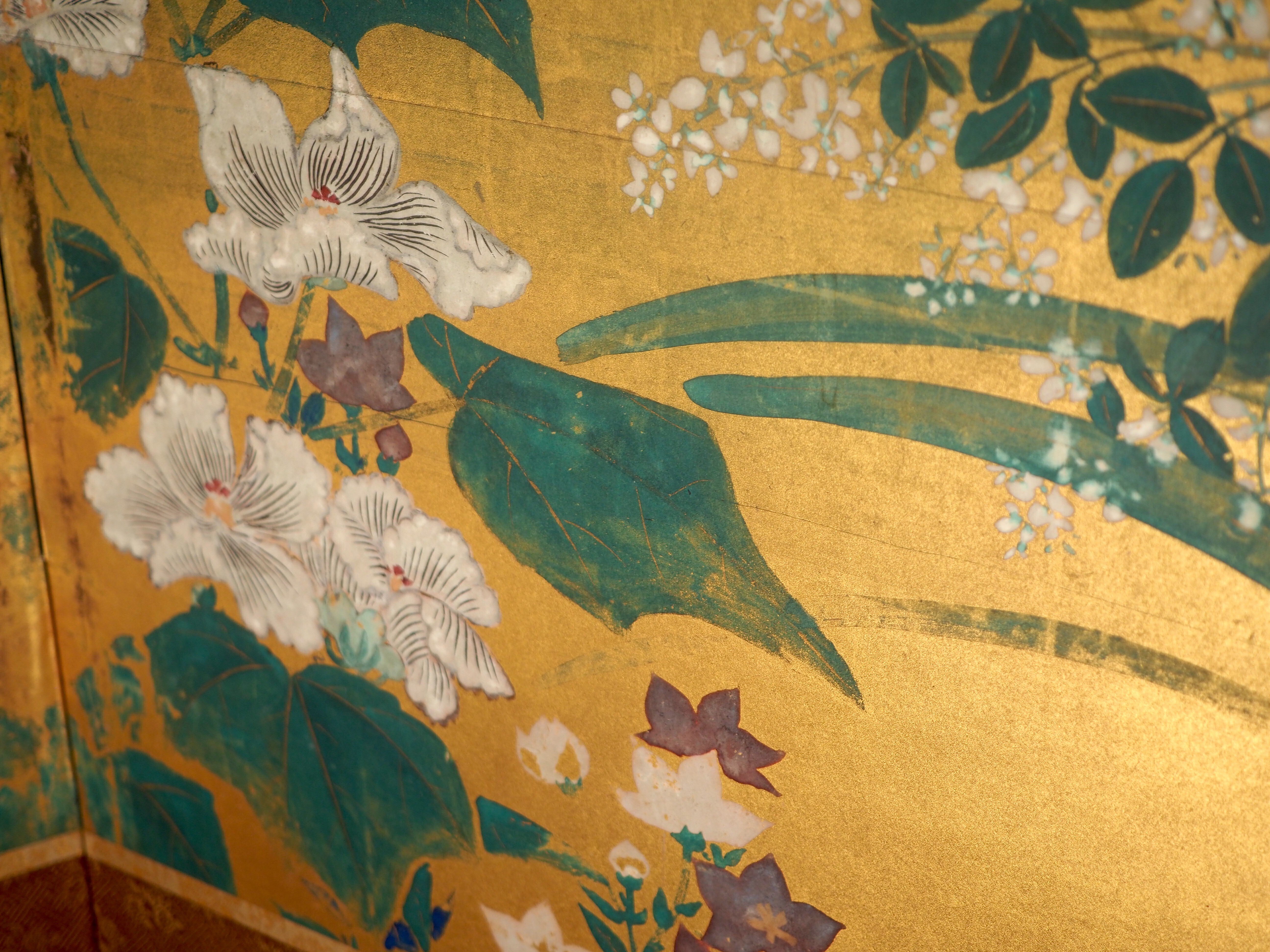 うわっ！ 俵屋宗雪の豪華でイケてる《秋草図屏風》｜かわかわ