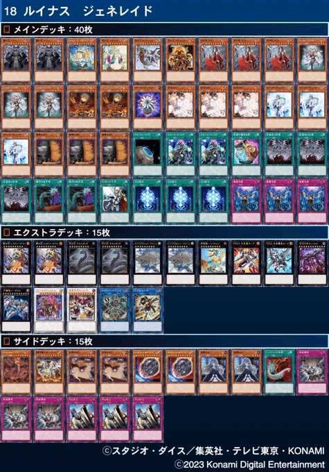 遊戯王【新規入り構築‼️】ジェネレイドデッキ４０枚 遊戯王【新規入り構築！！】XYZデッキ40枚の通販