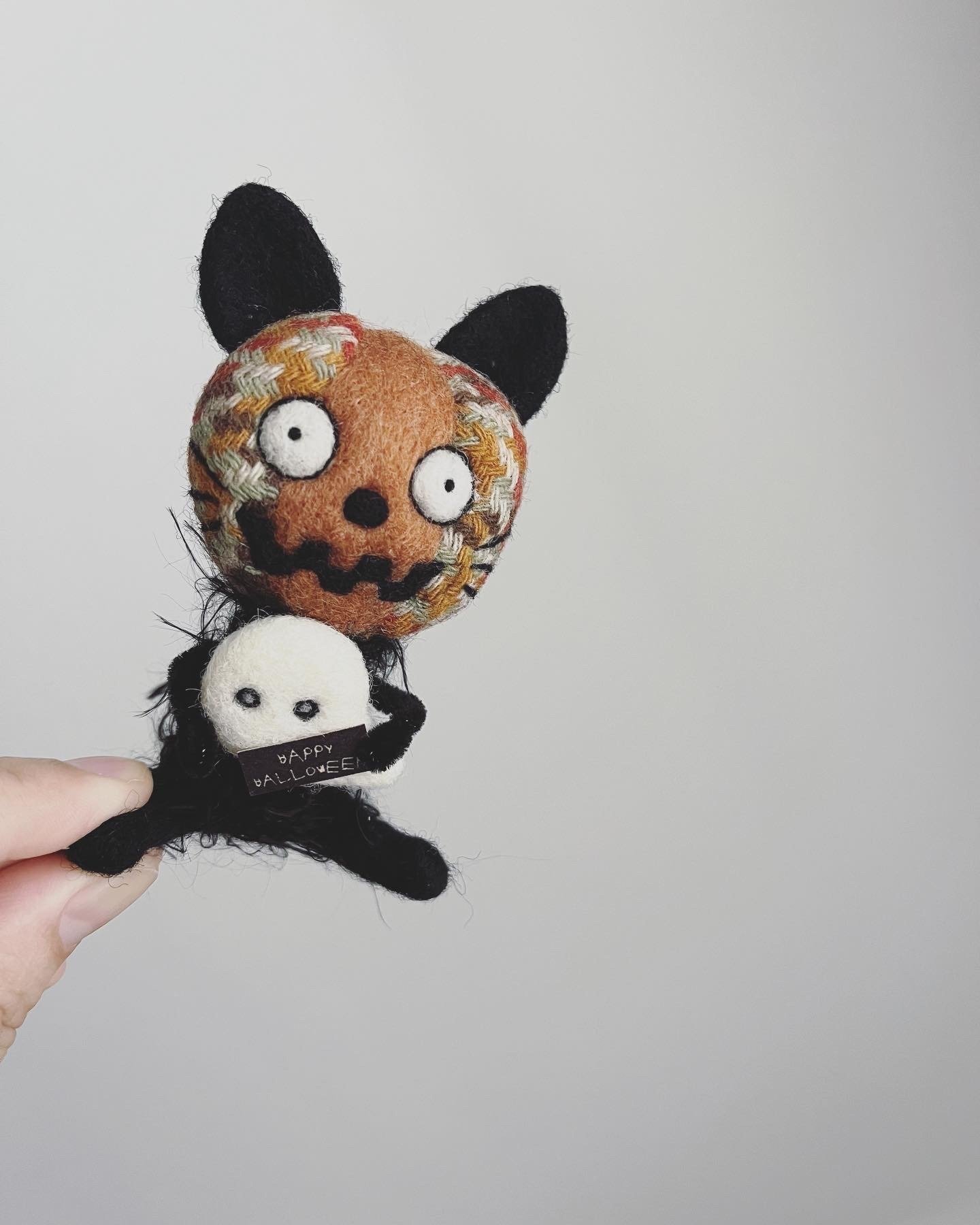 カボチャからお化けちゃん&黒猫 カボチャ黒猫。』｜chic chic. 鶴田奈美