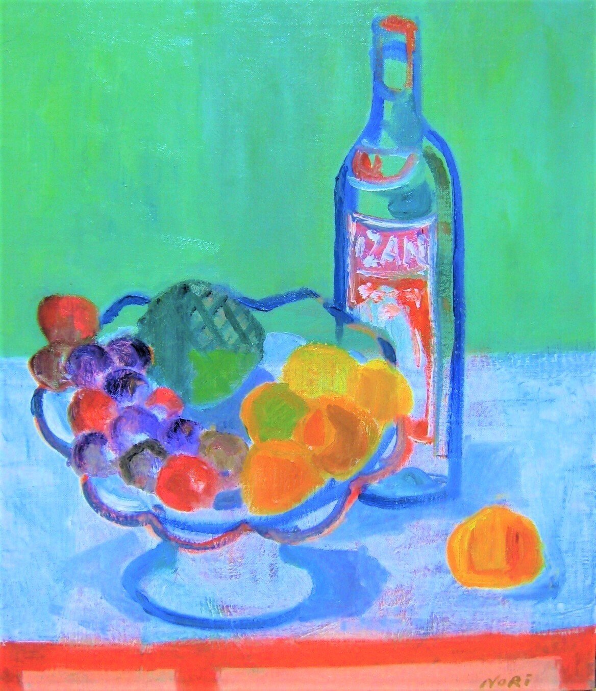 油彩画（夏の卓上）｜続・画楽舎便り